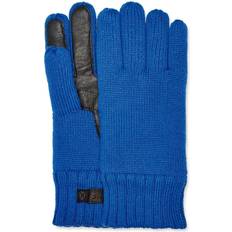 UGG Men's Knit Gloves w/ Leather Palm Patch