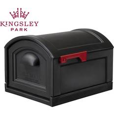 Letterboxes & Posts Step2 Town-to-Town XL Post-Mount Mailbox Onyx