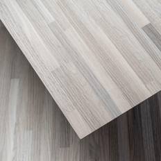 Flooring Lucida USA Marble Look Vinyl Plank Flooring Peel and Stick Floor Tile Light Gray 36 Pcs