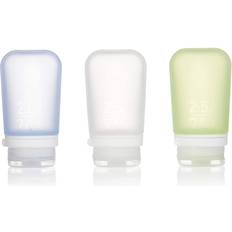 Humangear GoToob+ Silicone Travel Bottle 53ml with Safety Cap 3-pack