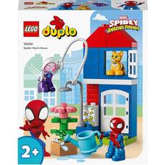 Spider-Man Building Games Lego Duplo Marvel Spidey Amazing Friends Spider Mans House 10995