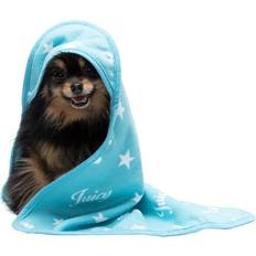 Baby Towels Juicy Couture Turquoise Turquoise & White Microfiber Hooded Pet Towel