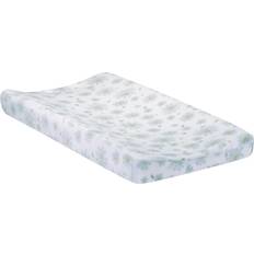 Lambs & Ivy Sweet Daisy White/Blue Flowers Changing Pad Cover