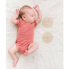 Pearhead Baby care Pearhead Swaddle Blankets Neutral Wood Milestone Photo Prop Set