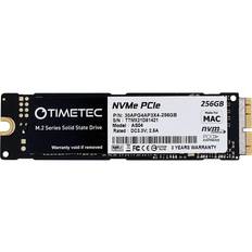 Hard Drives TIMETEC 256GB MAC SSD NVMe PCIe Gen3x4 3D NAND TLC Read Up to 1,950MB/s Compatible with Apple MacBook Air (2013-2015, 2017) MacBook Pro