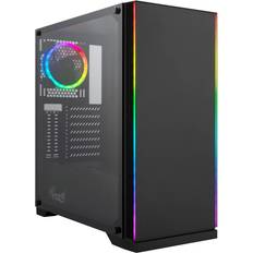 Rosewill Zircon I Mid Tower Case with Tempered Glass, Pre-Installed RGB