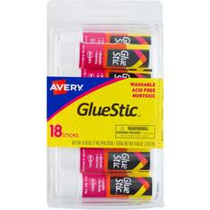 Avery Glue Stic Permanent 0.26 oz. 18 Glue Sticks