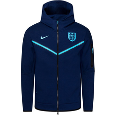 Nike tech fleece full zip hoodie blue Nike Tech Fleece Full-Zip Hoodie - Blue Void/Blue Fury