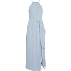 Rüschen Kleider Vila Milina Sleeveless Evening Dress - Kentucky Blue