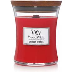 Transparent Duftlys Woodwick Crimson Berries Red/Transparent Duftlys 85g