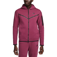 Nike Sportswear Tech Fleece Full-Zip Hoodie Men - Rosewood/Black