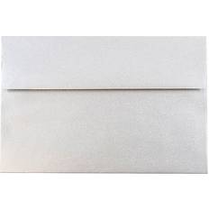 Jam Paper A8 Envelopes 5.5x8.1 Silver Metallic 50/Pack