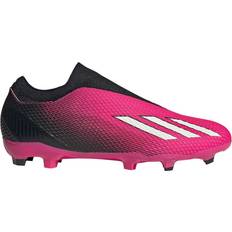 Dame Fotballsko adidas X Speedportal.3 Laceless Firm Ground - Team Shock Pink 2/Zero Metalic/Core Black