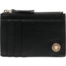 Versace Wallets & Key Holders Versace 'Medusa' Zipped Cardholder Black Leather OS