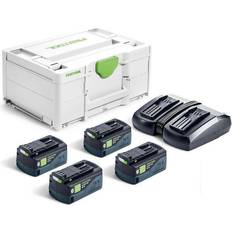 Festool Ladegerät Batterien & Akkus Festool SYS 18V TCL 6 DUO; 18 V; 4x5,2 Ah batt