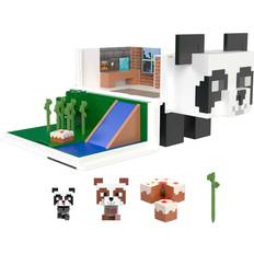 Minecraft Spielzeuge Minecraft Mob Head Minis Panda Playhouse Set And Figures
