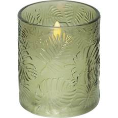 Glass Lys & tilbehør Star Trading Flamme Leaf LED Stearinlys 10cm