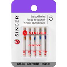 Singer Regular Point Overlock Needles - 5 ct