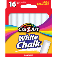 Plastic Sidewalk Chalk Cra-Z-Art White Chalk, 16/pack CZA1080048 White