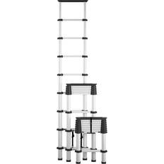 Cosco SmartClose 12 ft. Aluminum Telescoping Extension Ladder, Load Capacity 300 lbs. ANSI Type 1A