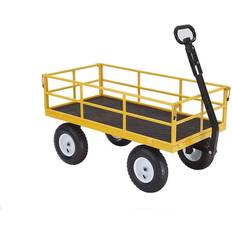 Sack Barrows Gorilla Carts GOR1201B 1200-lb. Heavy-Duty Steel Utility Cart 13 Tires