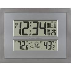 Temperature Sensor Alarm Clocks LA CROSSE TECHNOLOGY Digital Atomic Clock