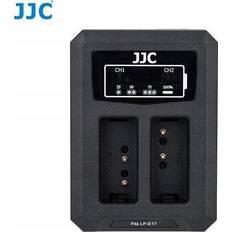 Canon lp e17 JJC USB-driven dubbel batteriladdare för Canon LP-E17