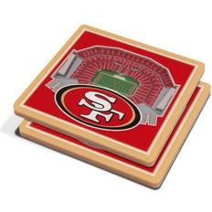 YouTheFan NFL San Francisco 49ers 3D StadiumViews Coaster 2