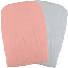 DOMIVA Lot 2 Changing mat covers Peach Pearl