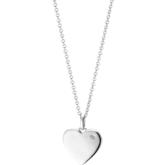 Sif Jakobs Follina Amore Necklace - Silver/Transparent