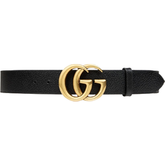 Clothing Gucci Double G Buckle Belt - Black