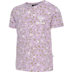 Multifargete T-skjorter Hummel T-shirt i bomuldsblanding HmlGLAD Pige