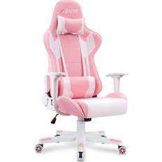 Gaming Chairs Homall Ergonomic Adjustable Swivel Gaming Chair Pink