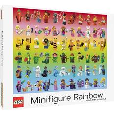 Klassiske puslespill Lego Minifigure Rainbow 1000 Pieces