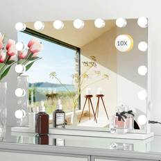 Beahome 10x Hollywood Lighted Vanity Mirror