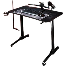 All-over-Mousepad Gamingtische X Rocker Panther Gaming Desk Grey, 1110x600x750mm