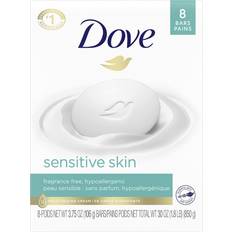 Toiletries Dove Sensitive Skin Bar Soap 8-pack