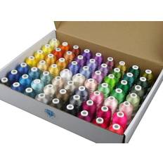 Arts & Crafts Simthread 63 Brother Colors Polyester Embroidery Machine Thread Kit