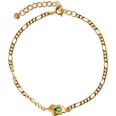 Stine A Glimpse Figaro Bracelet - Gold/Green