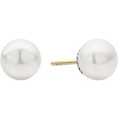 Gold - Pearl Earrings Lagos Luna Stud Earrings - Silver/Gold/Pearl