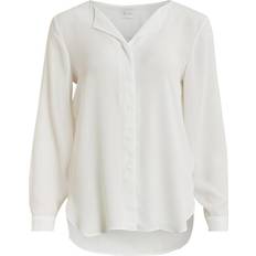 Damen - Weiß Hemden Vila Lucy L/S Shirt - Snow White