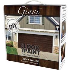 Giani Wood Look Garage Door Satin Black, Brown, White