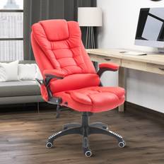 Homcom Executive Office Massage Chair Ergonomic Heated Vibrating Red