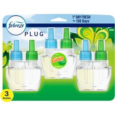 Febreze Gain Original Odor-Fighting Air Freshener Refill 3-pack 2.6fl oz