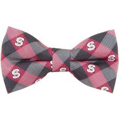 Men Bow Ties Eagles Wings Adult NCAA Check Woven Bow Tie, Red