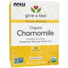 Sugar Free Food & Drinks Now Foods Chamomile Tea Organic 1.27oz 24