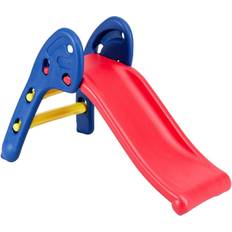 Slides Playground Costway 2 Step Children Folding Plastic Slide