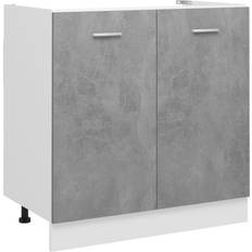 Küchenunterschränke vidaXL 801200 Concrete Grey