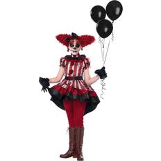 California Costumes Girls Wicked Clown Costume