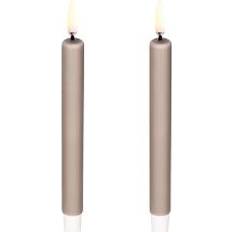 Svarte Lysestaker, Lys & Lukt Uyuni Mini Taper LED-lys 13.8cm 2st